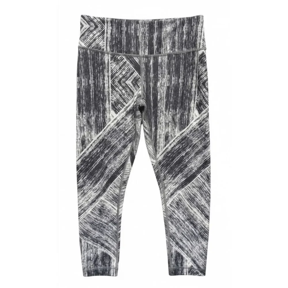 LULULEMON ATHLETICA Wunder Under Crop 21' In Heat Wave Size 4